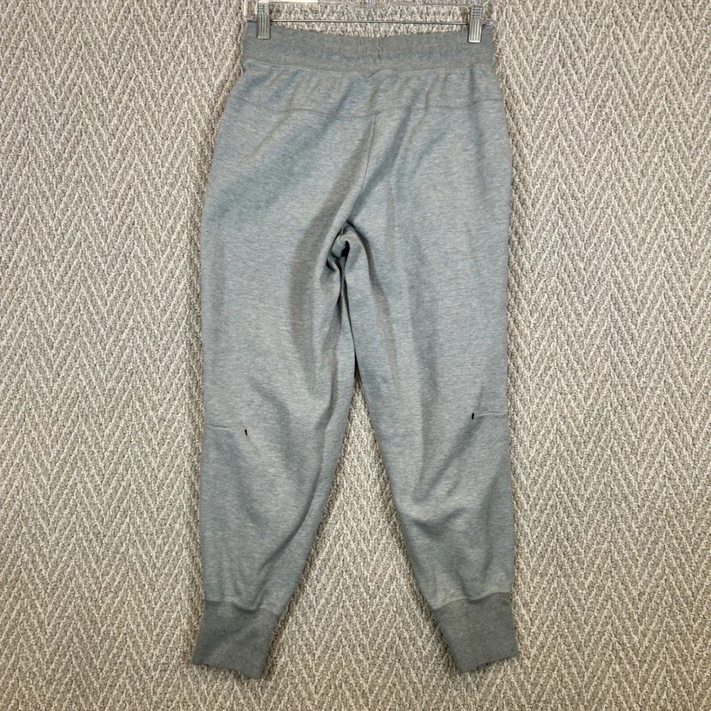 Nike Tech Joggers Womens Small Gray Fleece Heather Tapered Sweatpants CW4292-063
